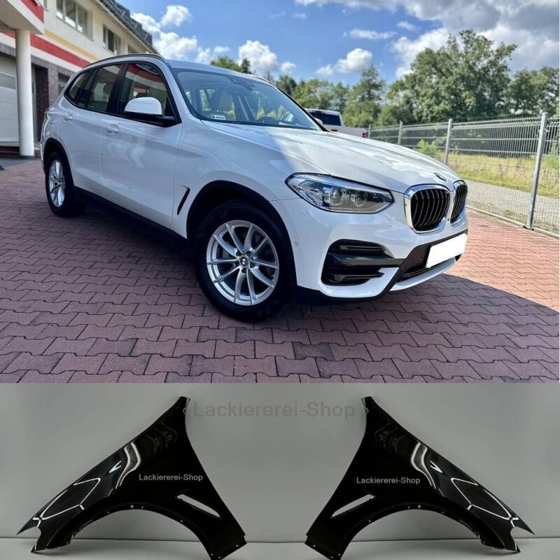 KOTFLÜGEL VORNE LACKIERT IN WUNSCHFARBE NEU für BMW X3 G01 und X4 G02 2017-2025