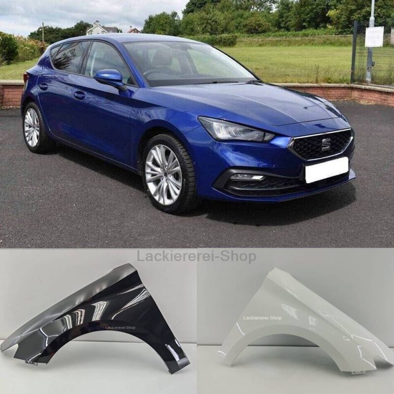 KOTFLÜGEL VORNE LACKIERT IN WUNSCHFARBE NEU für Seat Leon IV 2020-