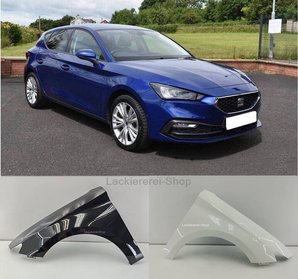 KOTFLÜGEL VORNE LACKIERT IN WUNSCHFARBE NEU für Seat Leon IV 2020-