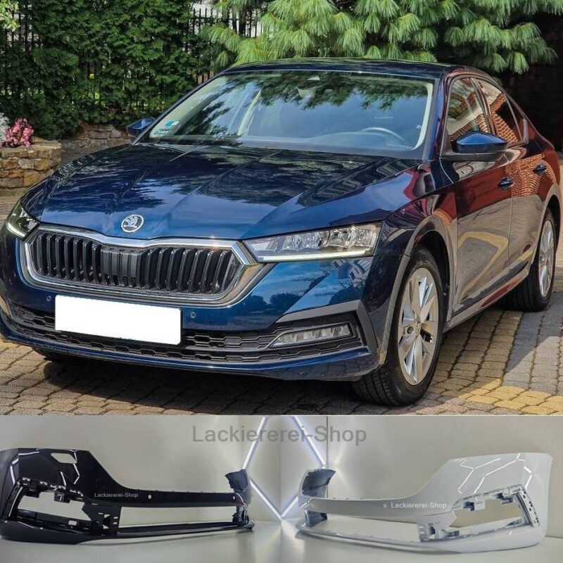 STOßSTANGE VORNE LACKIERT IN WUNSCHFARBE NEU für Skoda Octavia 4 2019-2024