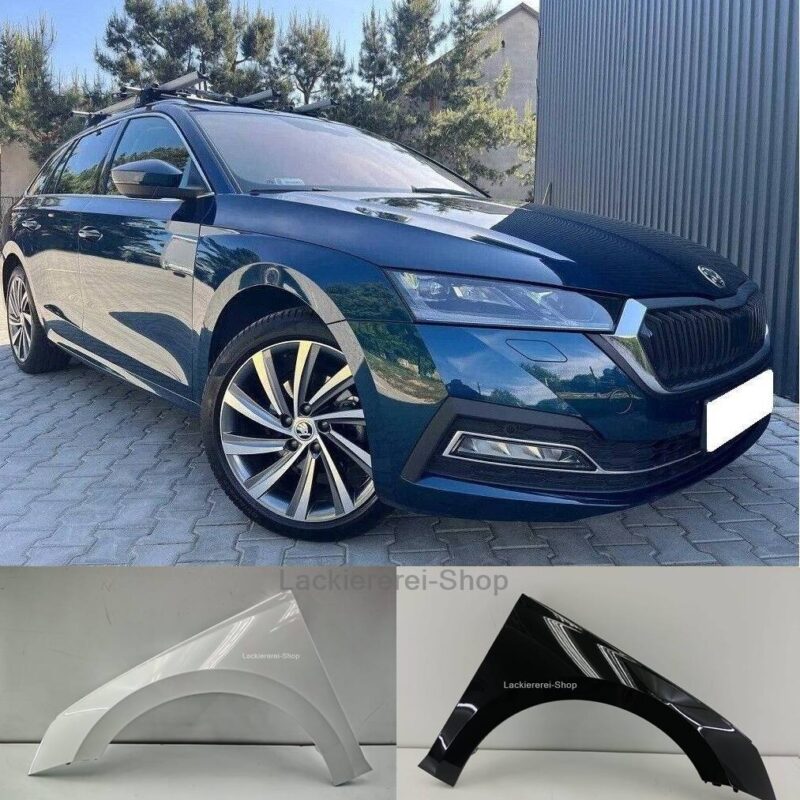 KOTFLÜGEL VORNE LACKIERT IN WUNSCHFARBE NEU für Skoda Octavia 4 2019-