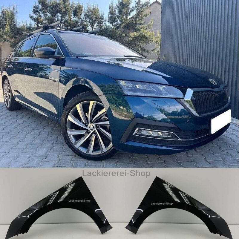 KOTFLÜGEL VORNE LACKIERT IN WUNSCHFARBE NEU für Skoda Octavia 4 2019-
