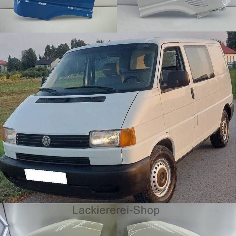 KOTFLÜGEL VORNE LACKIERT IN WUNSCHFARBE NEU für VW T4 1990-2003 kurze Ausführung