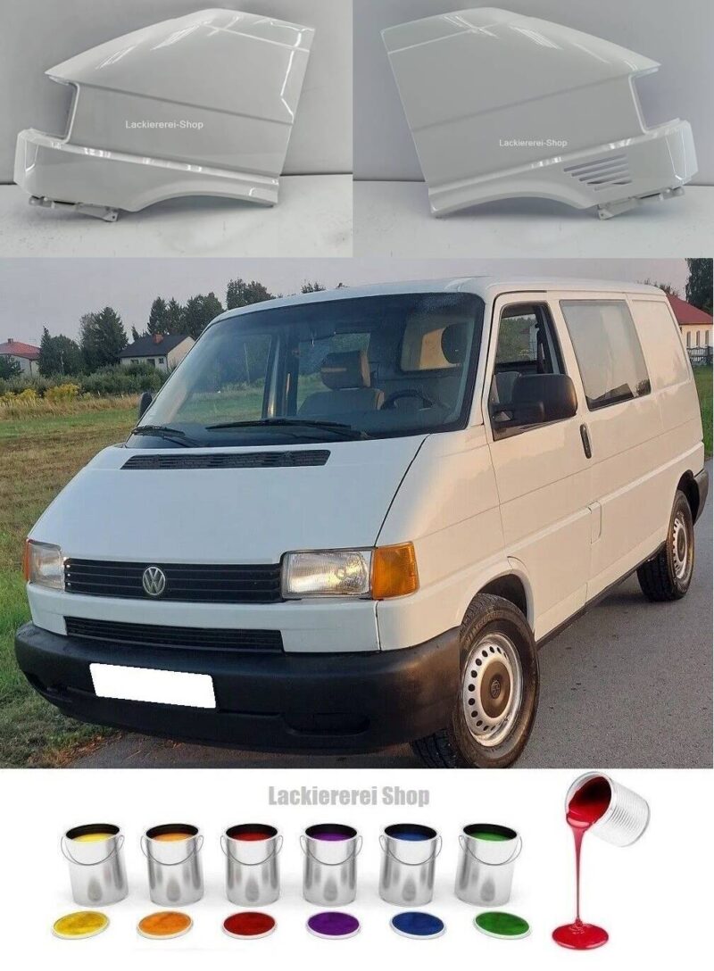 KOTFLÜGEL VORNE LACKIERT IN WUNSCHFARBE NEU für VW T4 1990-2003 kurze Ausführung