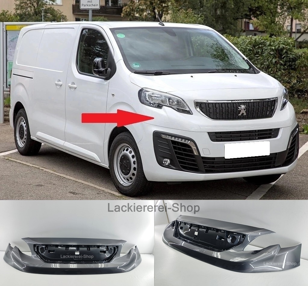 STOßSTANGE VORNE Oberteil LACKIERT IN WUNSCHFARBE NEU für Peugeot Expert 2016-2023