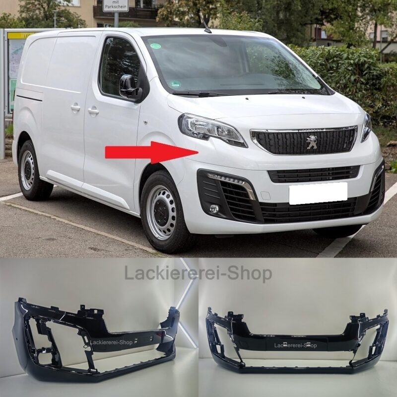 STOßSTANGE VORNE Oberteil LACKIERT IN WUNSCHFARBE NEU für Peugeot Expert 2016-2023