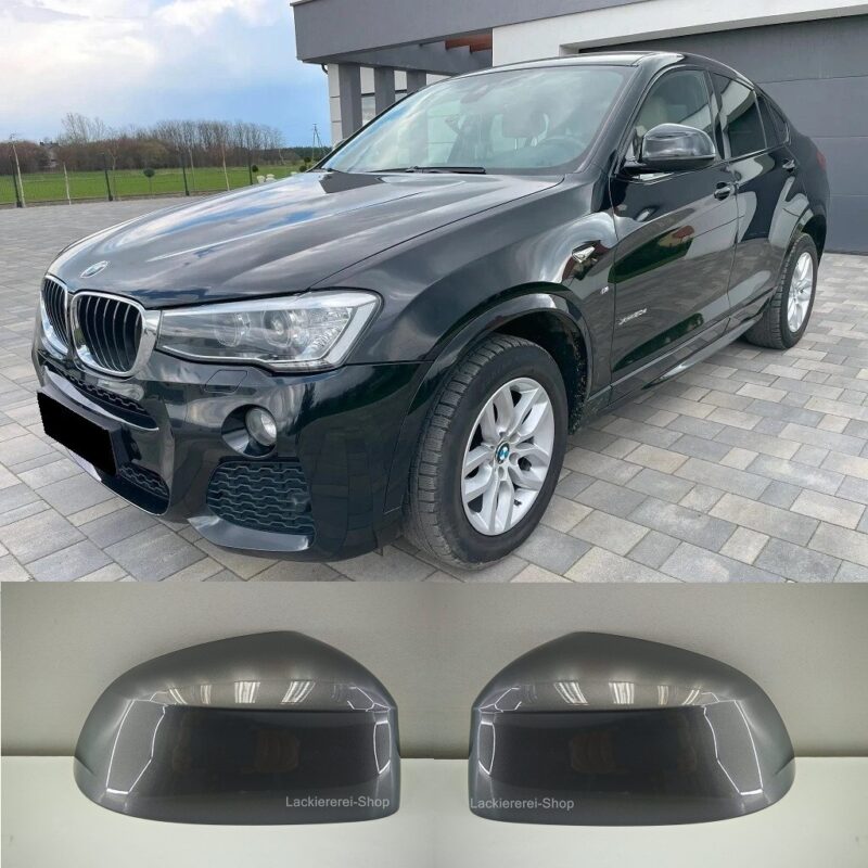 AUßENSPIEGEL KAPPE/GEHÄUSE LACKIERT IN WUNSCHFARBE NEU für BMW X4 F26 G02 2014-