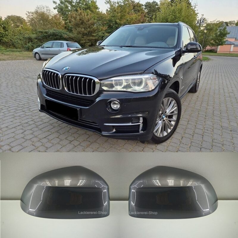 AUßENSPIEGEL KAPPE/GEHÄUSE LACKIERT IN WUNSCHFARBE NEU für BMW X5 2013-2018