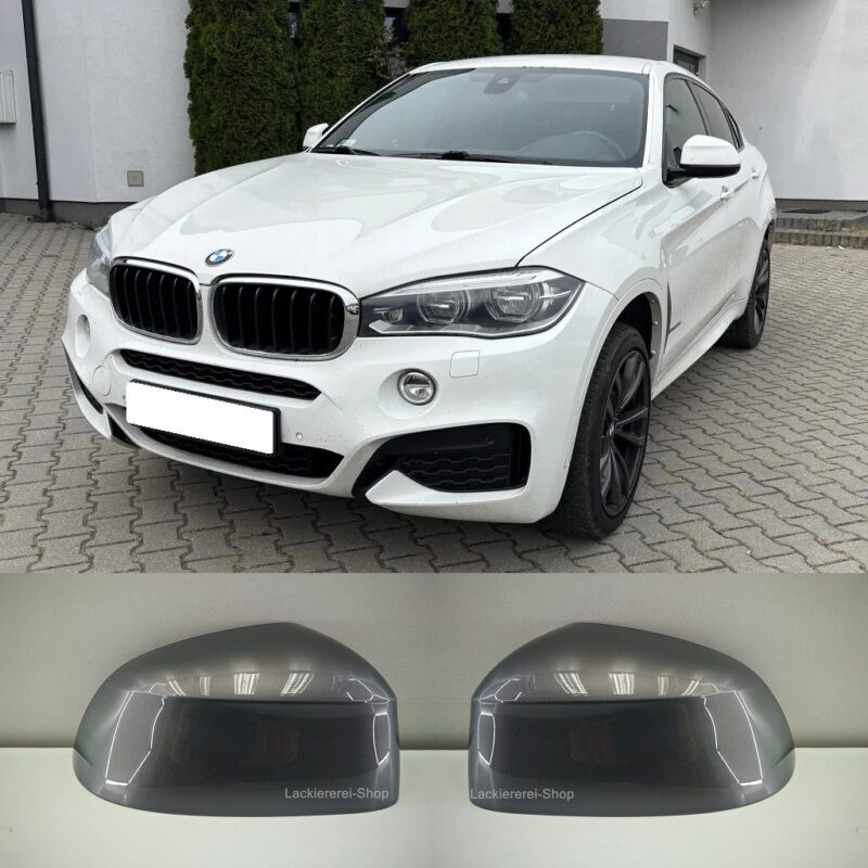 AUßENSPIEGEL KAPPE/GEHÄUSE LACKIERT IN WUNSCHFARBE NEU für BMW X6 F16 G06 2014-