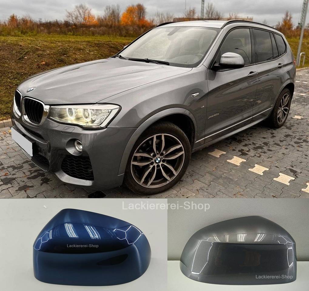 AUßENSPIEGEL KAPPE/GEHÄUSE LACKIERT IN WUNSCHFARBE NEU für BMW X3 2014-2021