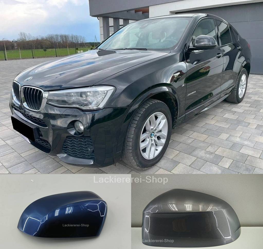 AUßENSPIEGEL KAPPE/GEHÄUSE LACKIERT IN WUNSCHFARBE NEU für BMW X4 F26 G02 2014-2017