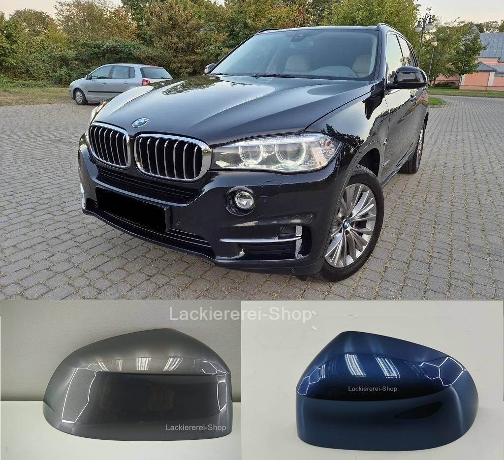 AUßENSPIEGEL KAPPE/GEHÄUSE LACKIERT IN WUNSCHFARBE NEU für BMW X5 2013-2018