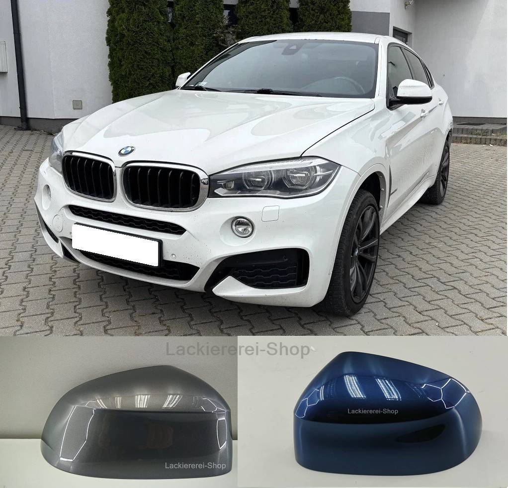 AUßENSPIEGEL KAPPE/GEHÄUSE LACKIERT IN WUNSCHFARBE NEU für BMW X6 F16 G06 2014-