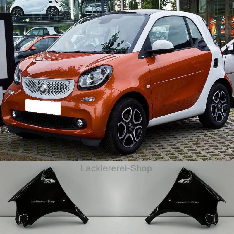 KOTFLÜGEL VORNE LACKIERT IN WUNSCHFARBE NEU für Smart Fortwo III 2014-2024