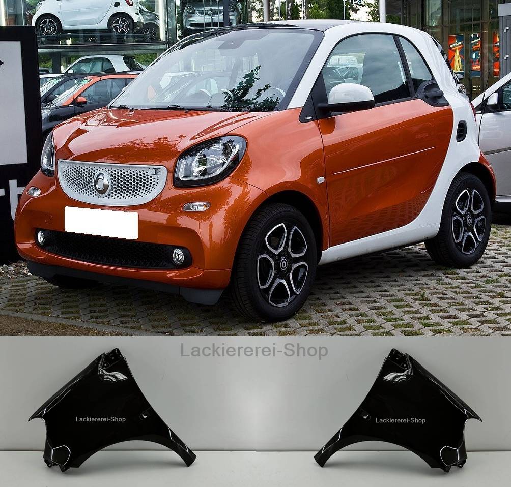 KOTFLÜGEL VORNE LACKIERT IN WUNSCHFARBE NEU für Smart Fortwo III 2014-2024