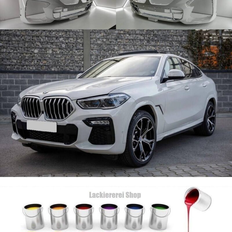 STOßSTANGE VORNE LACKIERT IN WUNSCHFARBE NEU für BMW X6 G06 2019-2023 M-Paket