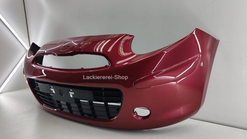 STOßSTANGE VORNE LACKIERT IN WUNSCHFARBE NEU für Nissan Micra 2010-2013 mit PDC – Bild 4