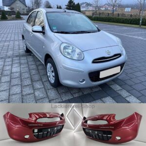 Nissan Stoßstange Vorn Micra, LACKIERFÄHIG;MIT NBLL.-Stoßstange