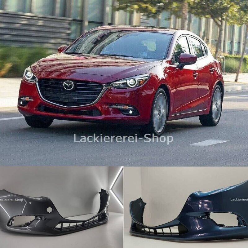 STOßSTANGE VORNE LACKIERT IN WUNSCHFARBE NEU für Mazda 3 2017-2019
