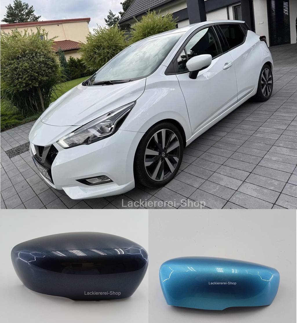 AUßENSPIEGEL KAPPE/GEHÄUSE LACKIERT IN WUNSCHFARBE NEU für Nissan Micra 2017-2022