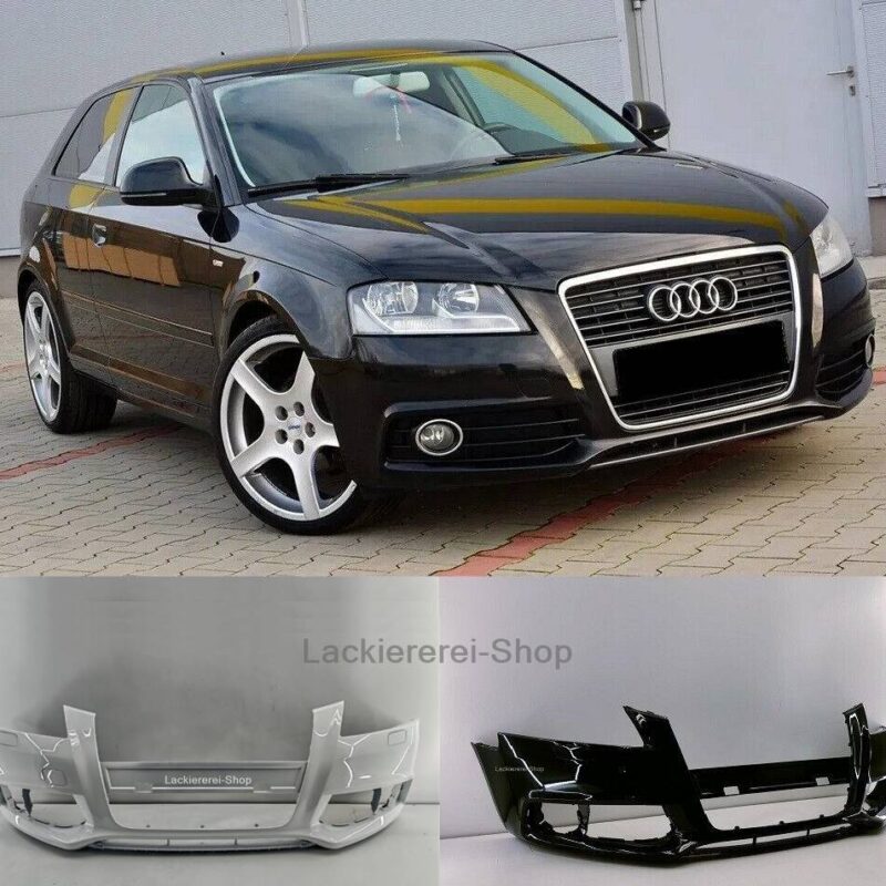 STOßSTANGE VORNE LACKIERT IN WUNSCHFARBE NEU für Audi A3 8P 2008-2012 S-LINE