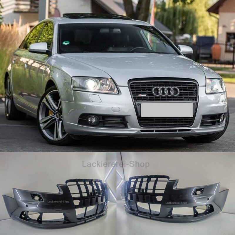 Audi A6 C6 S-LINE 04-08 STOßSTANGE VORNE LACKIERT IN WUNSCHFARBE ORIGINALTEIL