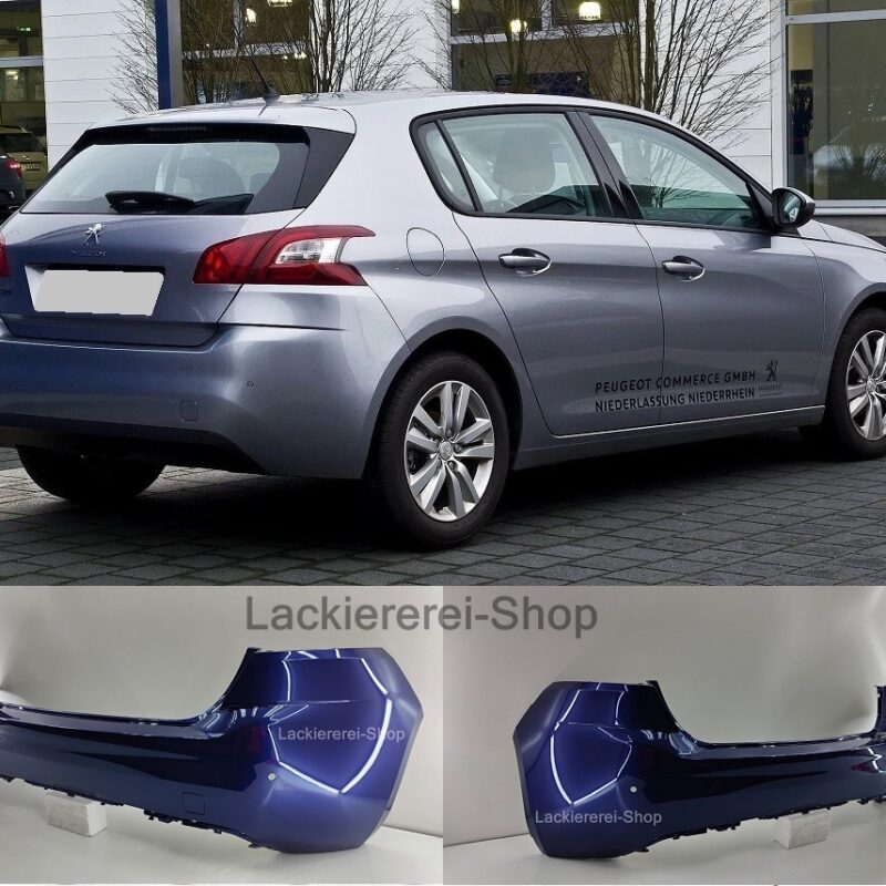 STOßSTANGE HINTEN LACKIERT IN WUNSCHFARBE NEU für Peugeot 308 2017-2021