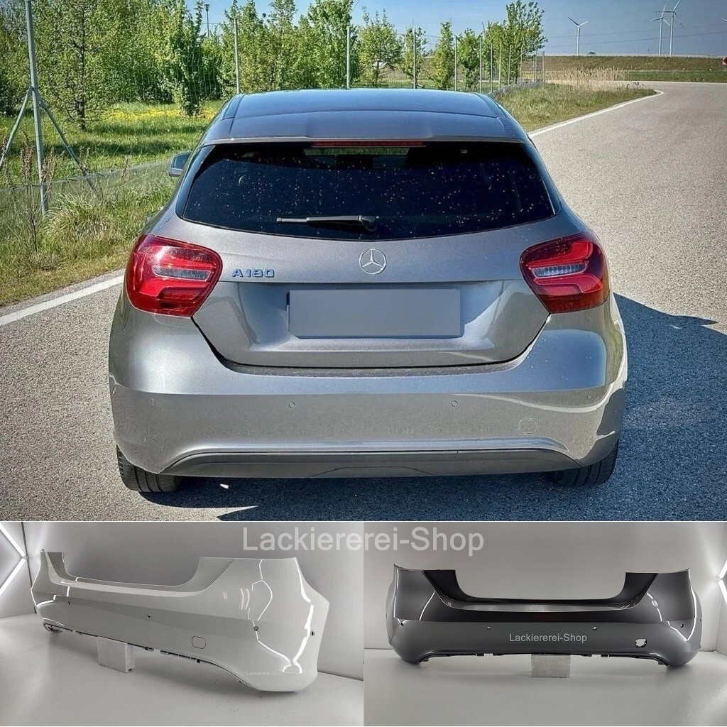 STOßSTANGE HINTEN LACKIERT IN WUNSCHFARBE NEU für Mercedes A W176 2015-2018