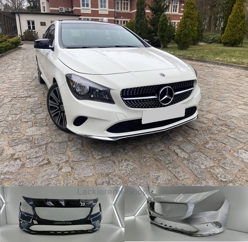 STOßSTANGE VORNE LACKIERT IN WUNSCHFARBE NEU für Mercedes CLA C117 2016-2019
