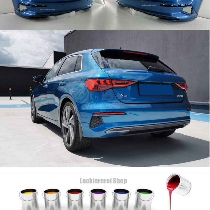 STOßSTANGE HINTEN LACKIERT IN WUNSCHFARBE NEU für Audi A3 8V Sportback 2019-2024