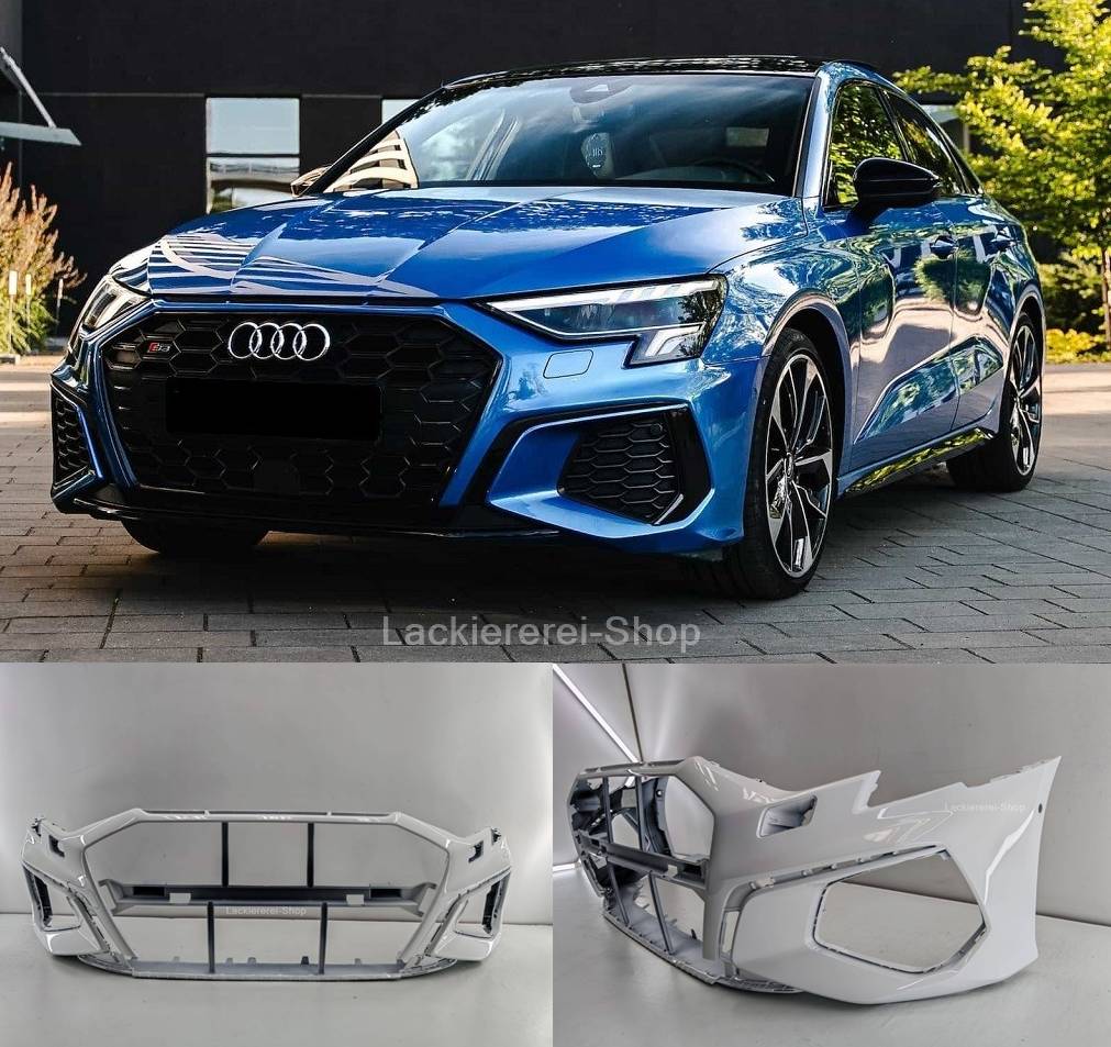 STOßSTANGE VORNE LACKIERT IN WUNSCHFARBE NEU für Audi A3 8Y 2020-2024 S-LINE