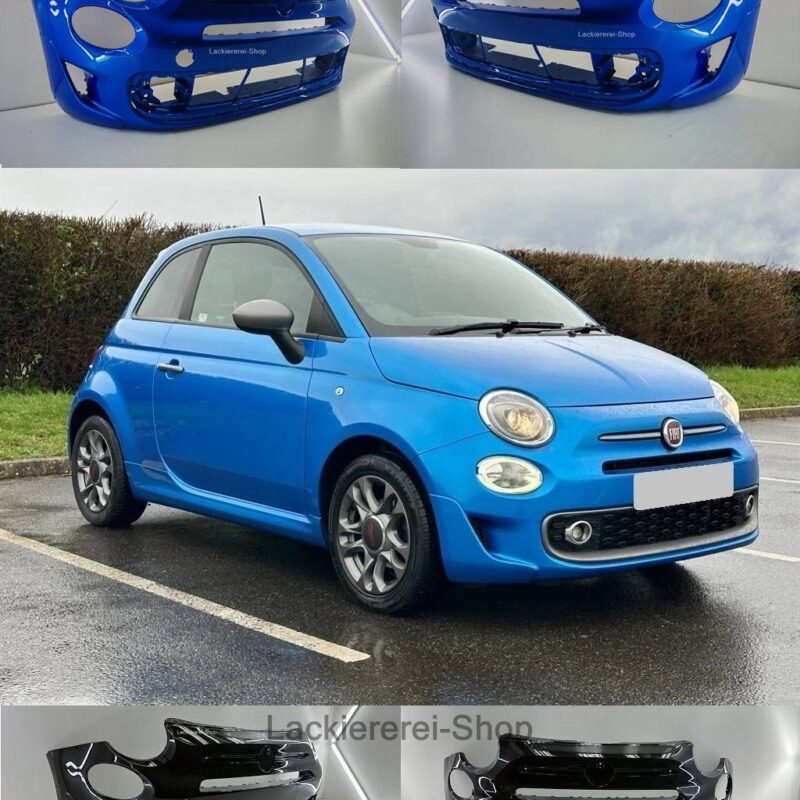 STOßSTANGE VORNE LACKIERT IN WUNSCHFARBE NEU für Fiat 500 S 2015-2024