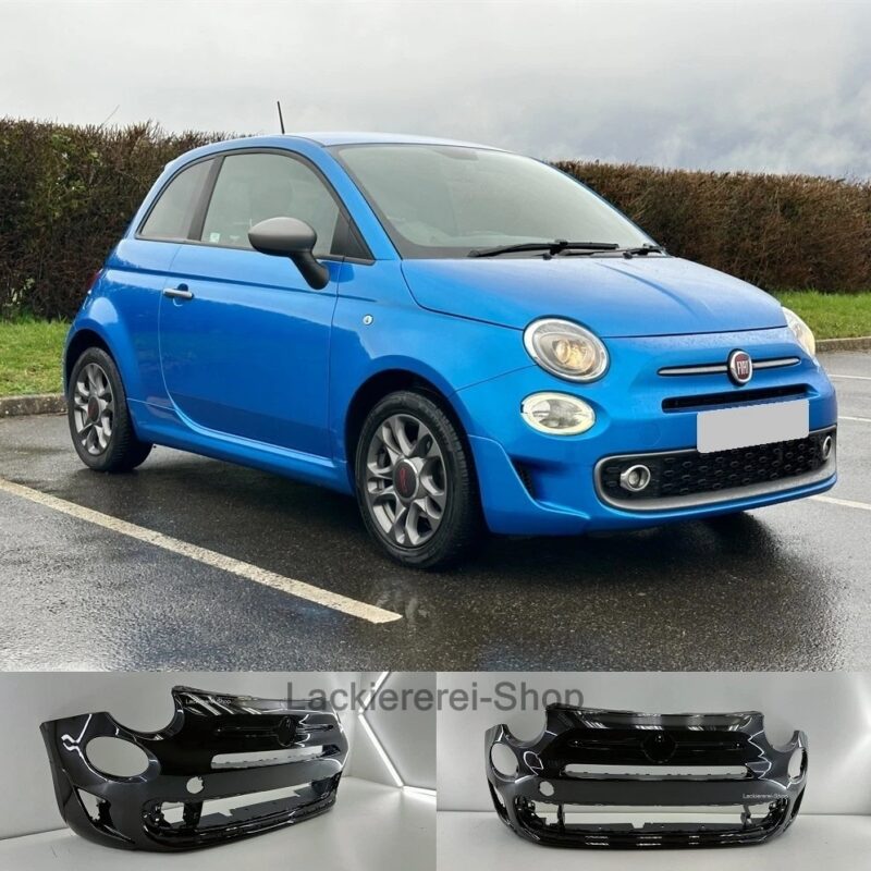 STOßSTANGE VORNE LACKIERT IN WUNSCHFARBE NEU für Fiat 500 S 2015-2024