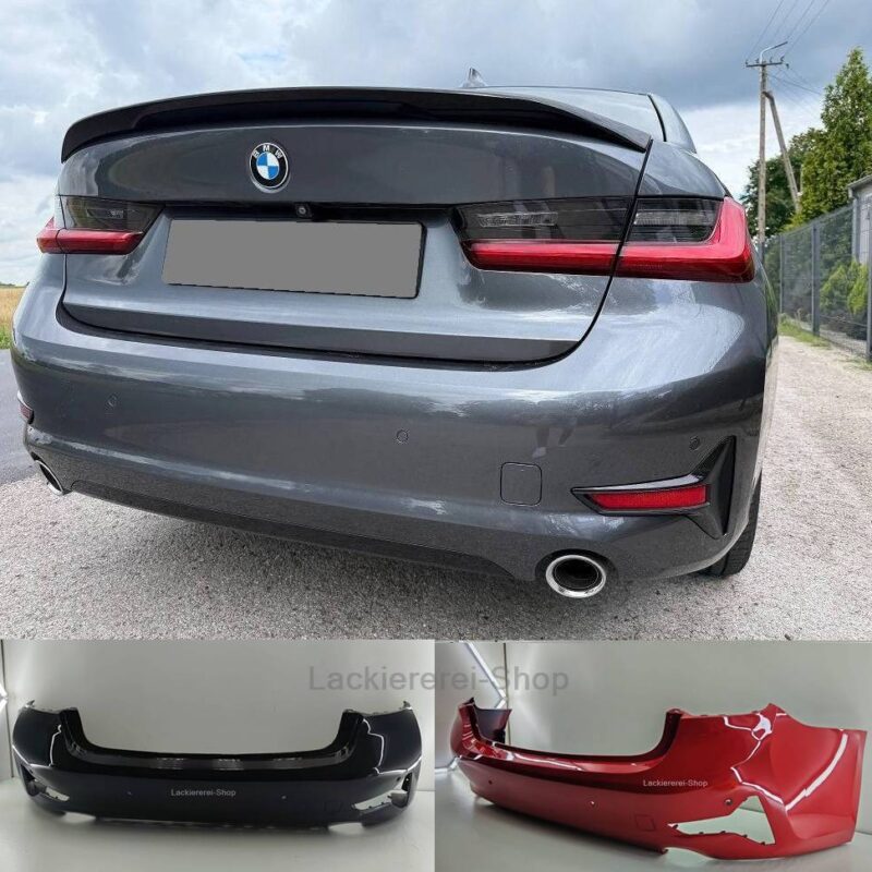 STOßSTANGE HINTEN LACKIERT IN WUNSCHFARBE NEU passend für BMW 3er G20 2018-2022