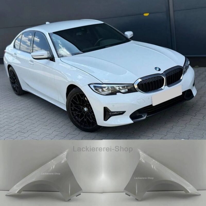 KOTFLÜGEL VORNE LACKIERT IN WUNSCHFARBE passend für BMW 3er G20/G21 ALU