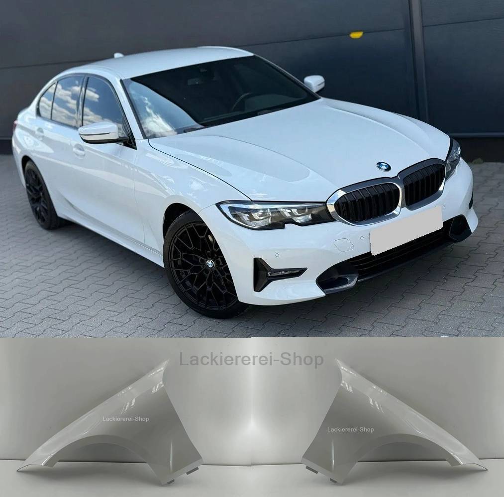 KOTFLÜGEL VORNE LACKIERT IN WUNSCHFARBE passend für BMW 3er G20/G21 ALU