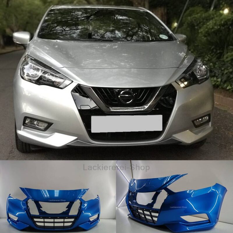 STOßSTANGE VORNE LACKIERT IN WUNSCHFARBE NEU für Nissan Micra 2017-2022