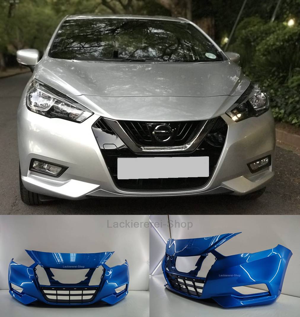 STOßSTANGE VORNE LACKIERT IN WUNSCHFARBE NEU für Nissan Micra 2017-2022