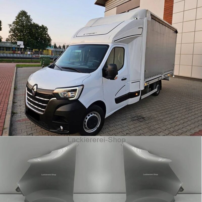 KOTFLÜGEL VORNE LACKIERT IN WUNSCHFARBE NEU für Renault Master 2019-2024