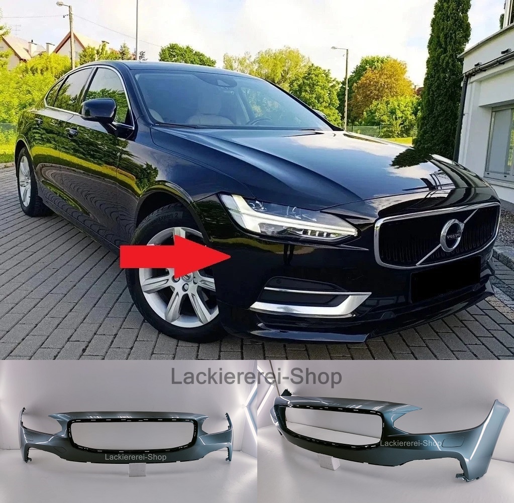 STOßSTANGE VORNE OBERTEIL LACKIERT IN WUNSCHFARBE NEU für Volvo S90 2016-2020