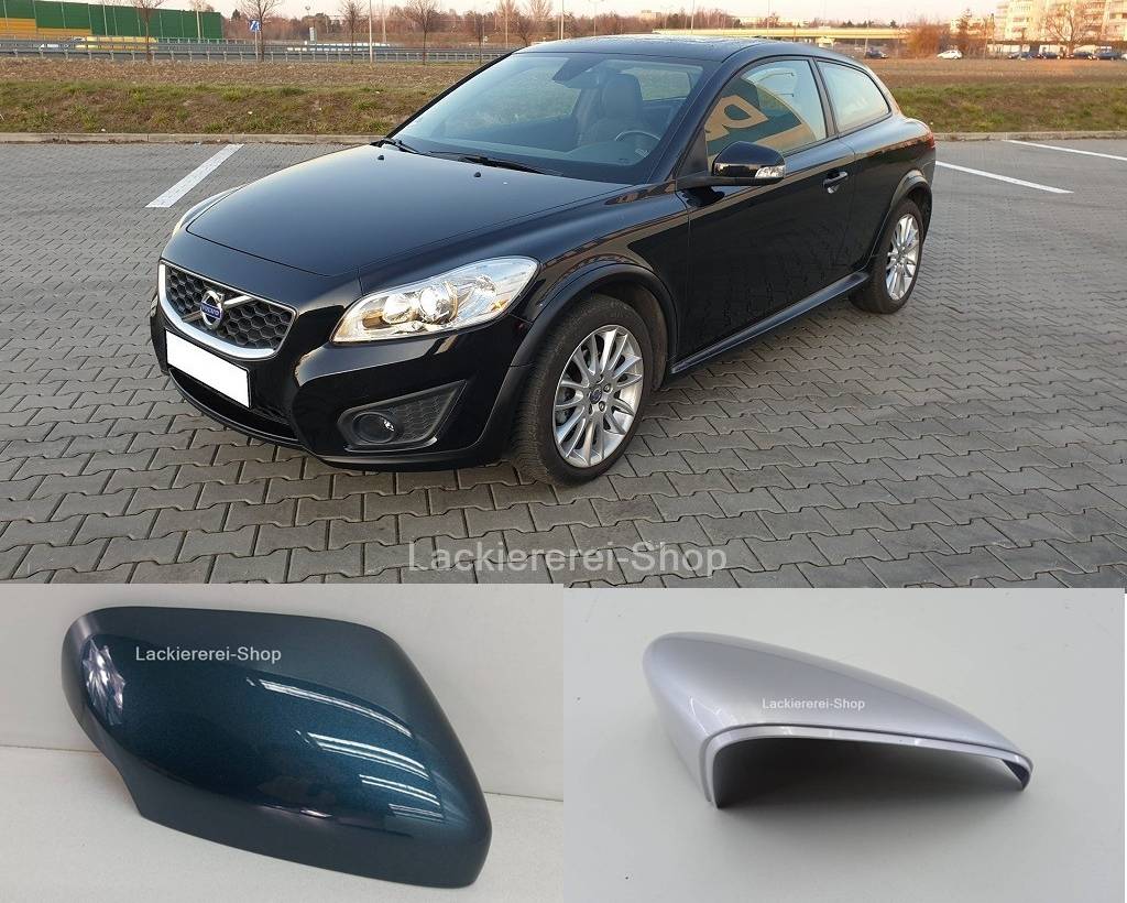 AUßENSPIEGEL KAPPE/GEHÄUSE LACKIERT IN WUNSCHFARBE NEU für Volvo C30 2006-2013
