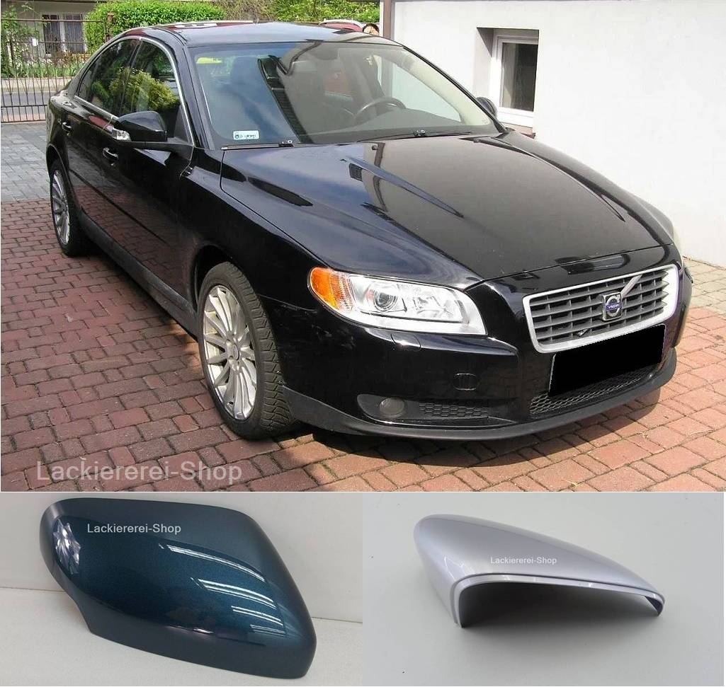 AUßENSPIEGEL KAPPE/GEHÄUSE LACKIERT IN WUNSCHFARBE NEU für Volvo S80 2006-2011
