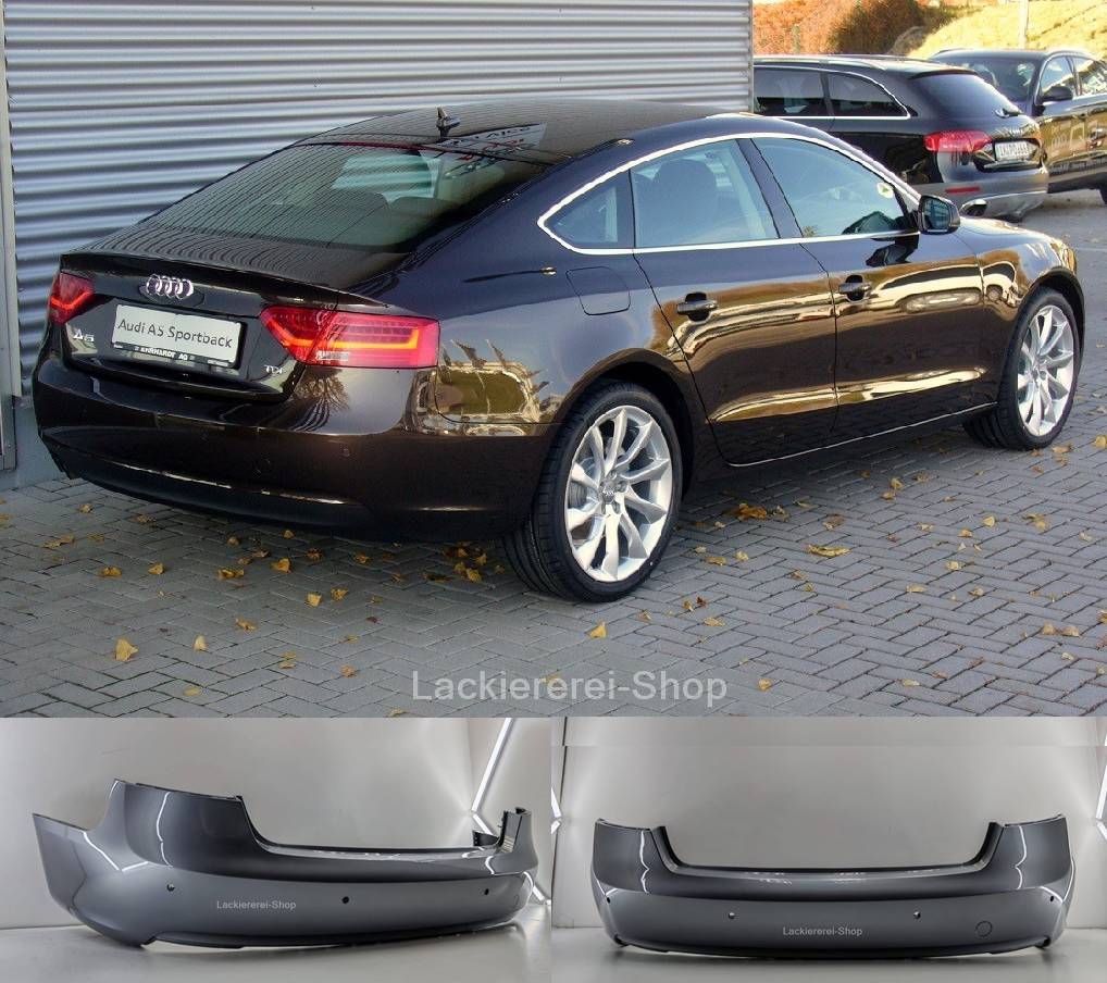 STOßSTANGE HINTEN LACKIERT IN WUNSCHFARBE NEU für Audi A5 Sportback 2012-2016