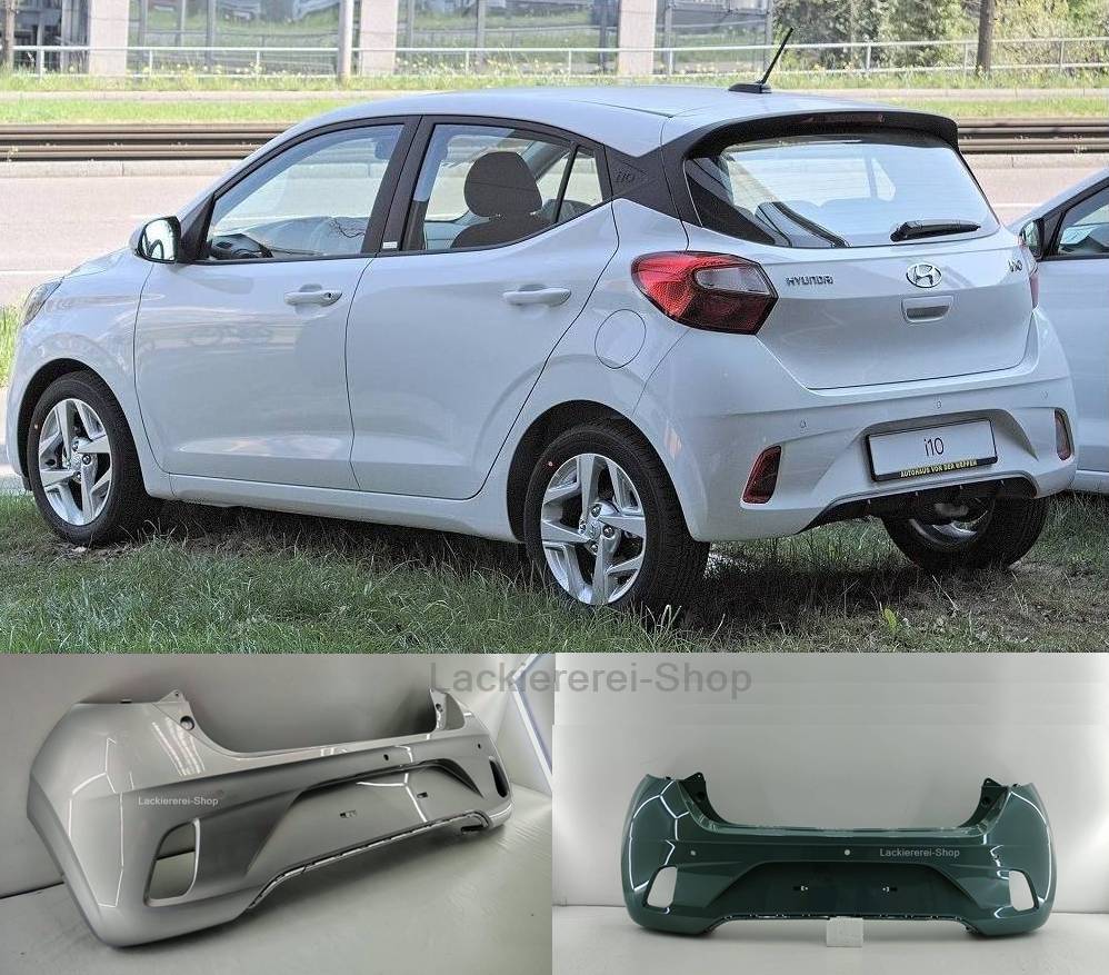 STOßSTANGE HINTEN LACKIERT IN WUNSCHFARBE ORIGINALTEIL NEU Hyundai i10 2019-