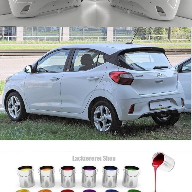 STOßSTANGE HINTEN LACKIERT IN WUNSCHFARBE ORIGINALTEIL NEU Hyundai i10 2019-