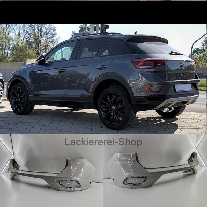 STOßSTANGE HINTEN LACKIERT IN WUNSCHFARBE NEU für VW T-Roc 2022-2025