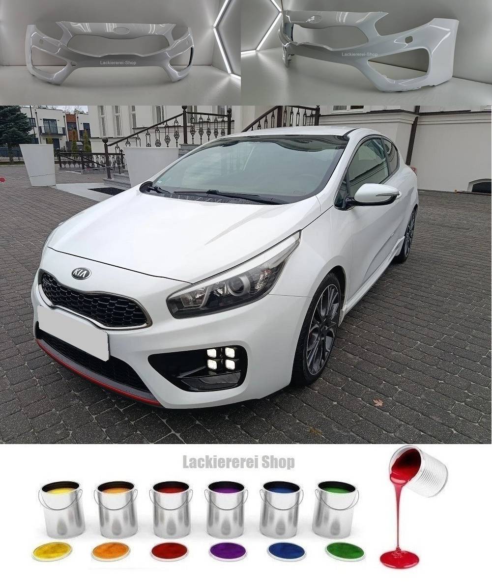 STOßSTANGE VORNE LACKIERT IN WUNSCHFARBE ORIGINALTEIL NEU FÜR KIA PRO CEED GT 2013-2018