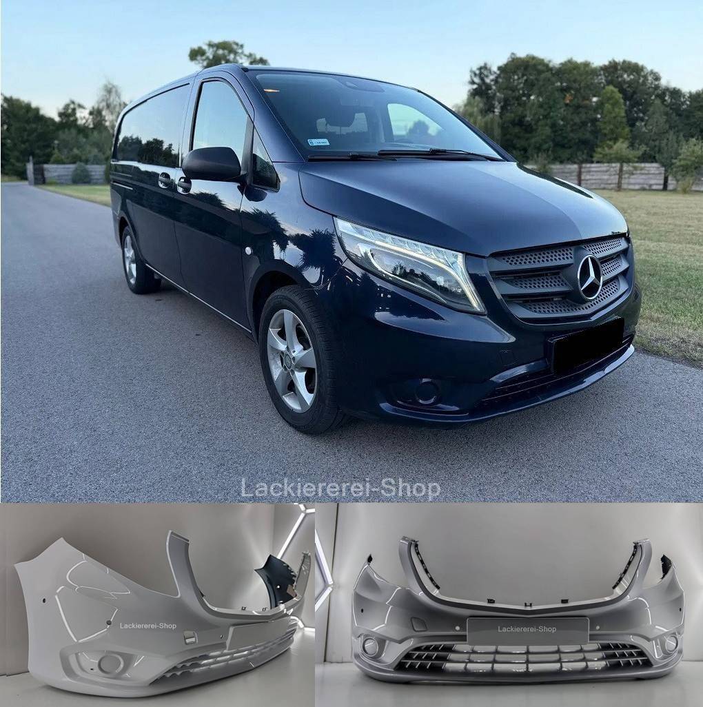 STOßSTANGE VORNE LACKIERT IN WUNSCHFARBE NEU für Mercedes VITO 2014-2019