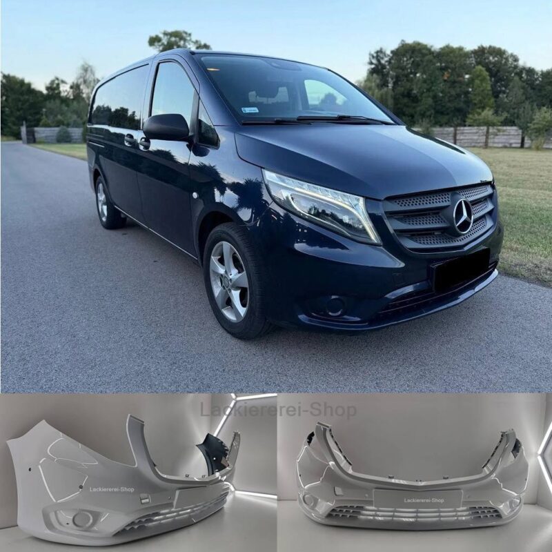 STOßSTANGE VORNE LACKIERT IN WUNSCHFARBE NEU für Mercedes VITO 2014-2019