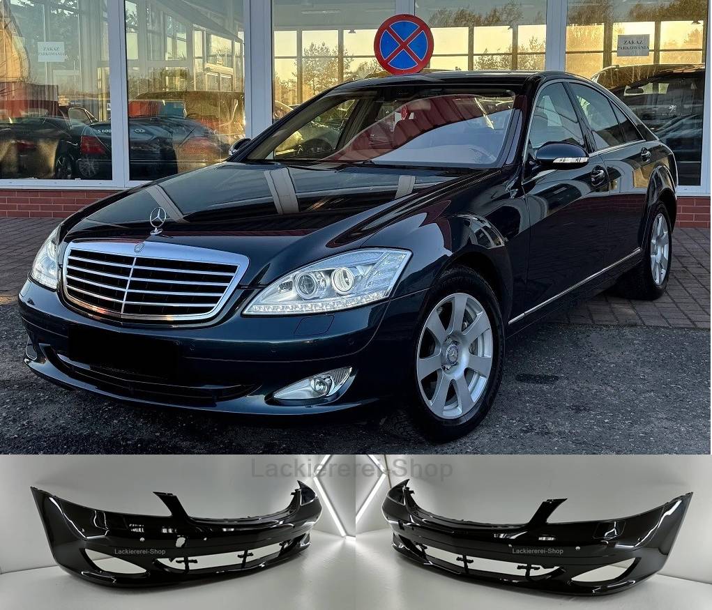 STOßSTANGE VORNE LACKIERT IN WUNSCHFARBE für Mercedes S-Klasse W221 2005-2009